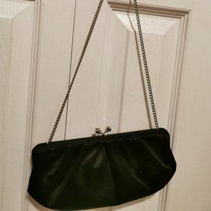 Black Satin Clutch